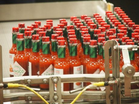 free samples of tabasco sauce at the tour